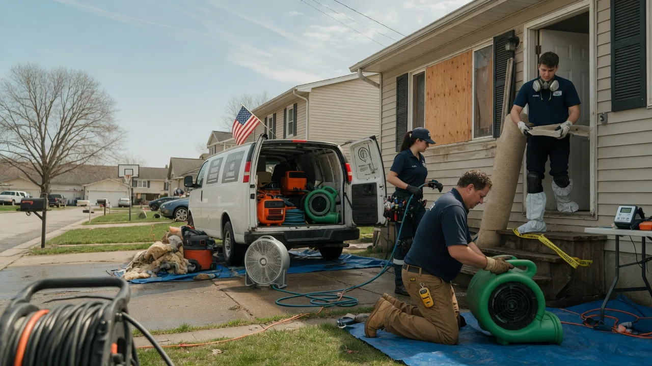 Water Damage Restoration in Hallsville, MO near me